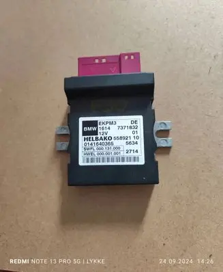 BMW 3 F30 F35 F31 Fuel injection pump control unit/module 7371832 55892110 0141640365