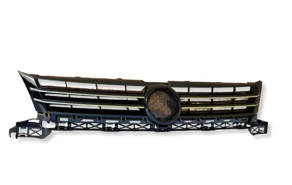 Volkswagen Touran II Front bumper upper radiator grill 1T0853653L 1T0853651AS VW07102GA