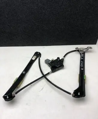 Volkswagen Golf VII Front door window regulator with motor 5G4837462H