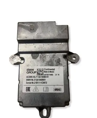 BMW 5 G30 G31 G38 Airbag control unit/module 5A19AB0 65775A19AB0 65775A656A7