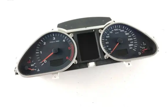 Audi A6 S6 C6 4F Speedometer (instrument cluster) 4F0920901C 4F0910900C 03000733700