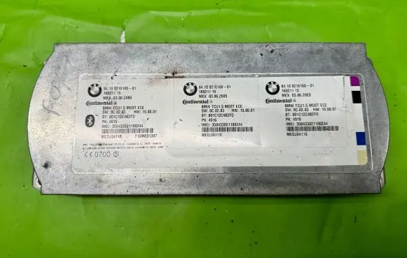 BMW 7 F01 F02 F03 F04 Bluetooth control unit module 9216168 16921115 001C12C4B2FD