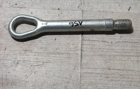 Towing hook eye