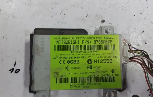 Mitsubishi Outlander Bluetooth control unit module 8785A076