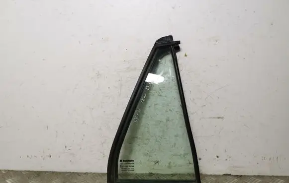 Rear vent window glass