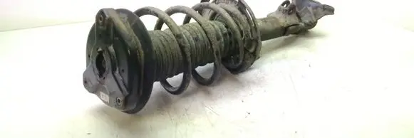 Front shock absorber with coil spring