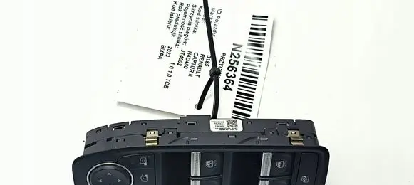 Renault Captur II Electric window control switch 254104289R