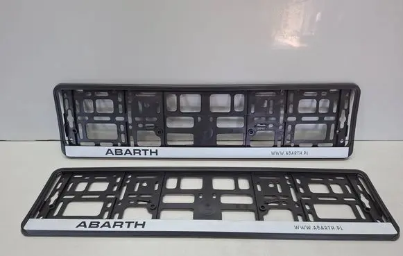 Fiat 500 Abarth Number plate surrounds holder frame S27645523