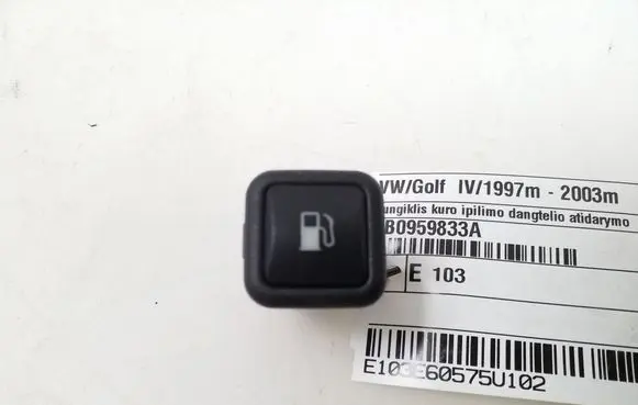Volkswagen Golf IV Fuel tank opening switch 3B0959833A