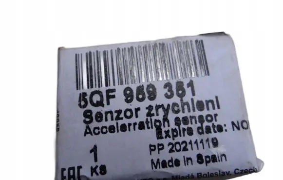 Seat Arona Airbag deployment crash/impact sensor 5QF959351