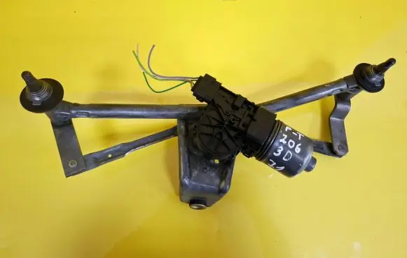 Peugeot 206 Front wiper linkage and motor 0390241523 3397020578