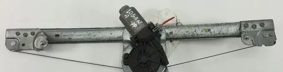 Dacia Logan I Front door window regulator with motor