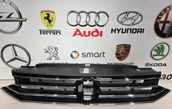 Volkswagen PASSAT B8 Front bumper upper radiator grill 3G0853653N 3G0853651DJ 3G0853651DE