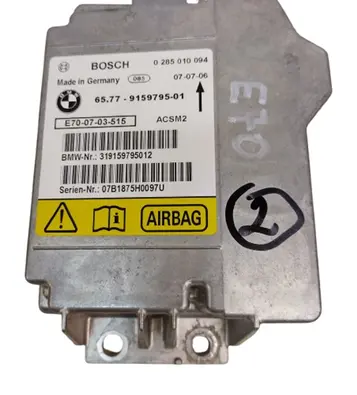 BMW X5 E70 Airbag control unit/module 9159795 0285010094