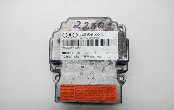 Audi A4 S4 B7 8E 8H Airbag control unit/module 8E0959655G 0285001668