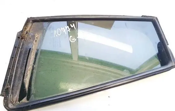 Rear vent window glass