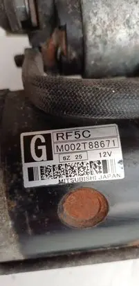 Mazda 6 Starter motor M002T88671