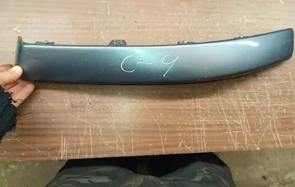 Citroen C4 I Front bumper splitter molding 9646215677