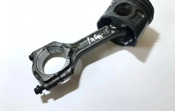 Piston with connecting rod