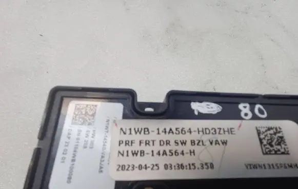 Ford Ranger IV Electric window control switch N1VB14A564HD3ZHE 202304253