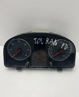 Volkswagen Touran I Speedometer (instrument cluster) A2C53023102 A2C53025660 CE0682