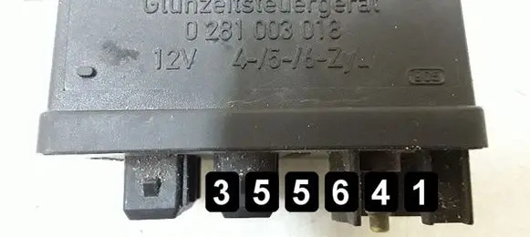 Peugeot 607 ABS relay 0281003018
