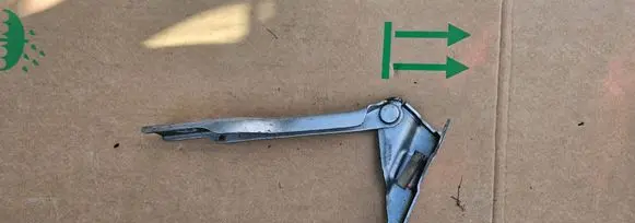 Volkswagen Polo V 6R Engine bonnet/hood hinges 6r0823302a