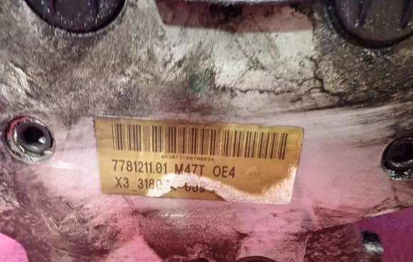 BMW X3 E83 Engine head 7781211.01