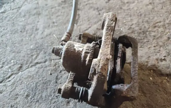 Rear brake caliper