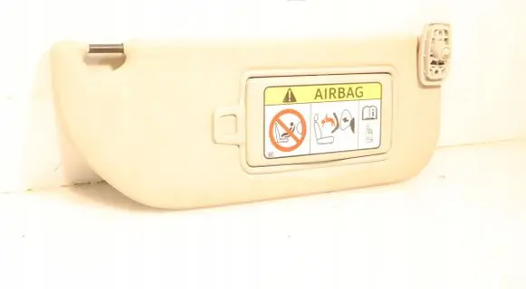 Sun visor clip/hook/bracket
