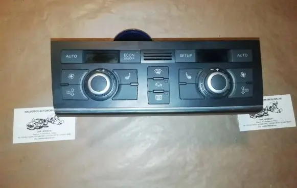 Audi A6 S6 C6 4F Climate control unit 4F1820043AG 5HB00883351