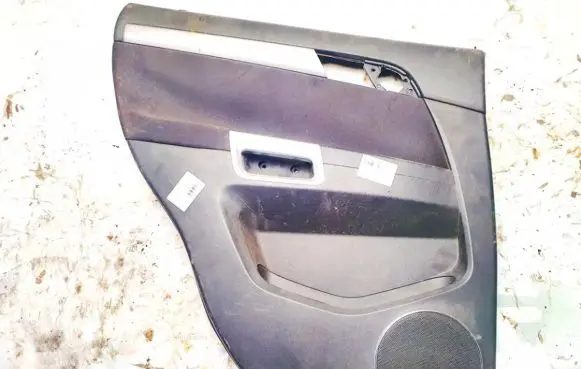 Rear door card panel trim