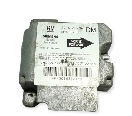 Opel Zafira A Airbag control unit/module 24416704