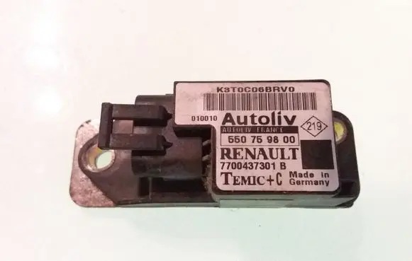 Renault Scenic I Airbag deployment crash/impact sensor 550759800 7700437301B