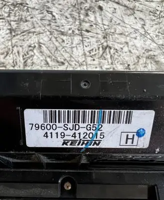 Honda FR-V Climate control unit 79600SJDG52 4119412015