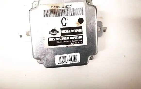 Nissan Qashqai Airbag control unit/module 41650JD700 A68000U09