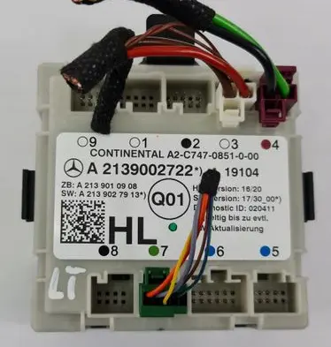 Mercedes-Benz E W213 Door control unit/module A2139002722