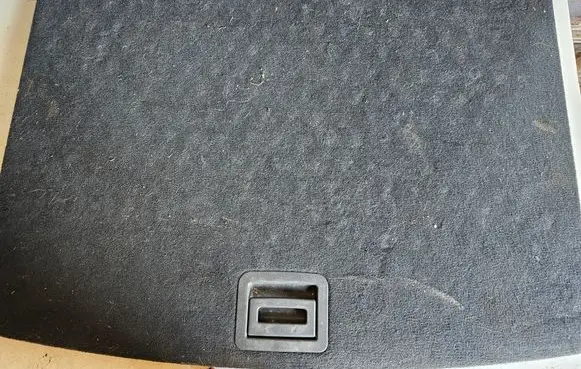 Volkswagen Touareg II Trunk/boot floor carpet liner 7P6863546JB1