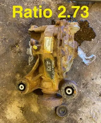 Jaguar XF X250 Rear differential 9X234A213EC 10111007067207 273