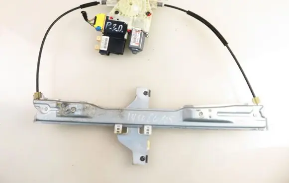 Citroen C4 I Front door window regulator with motor 9681577380