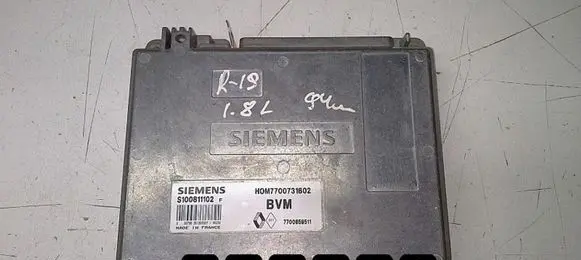 Renault 19 Engine control unit/module HOM7700731802