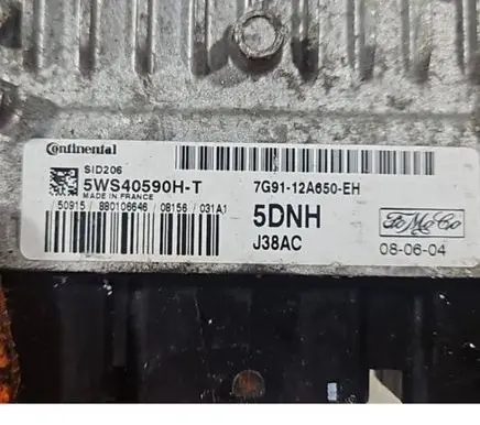 Ford Mondeo MK IV Engine control unit/module 5WS40590HT 5DNH 7G9112A650EH
