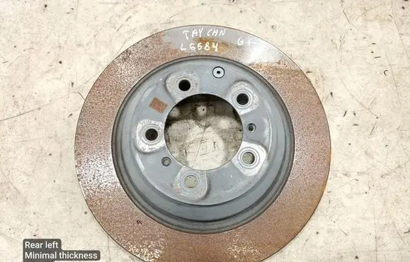 Porsche Taycan 9J1 Rear brake disc 9Y0615601B