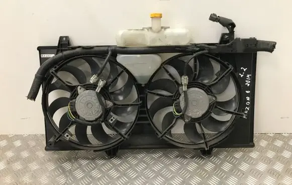 Mazda 6 Radiator cooling fan shroud GS1D67P13