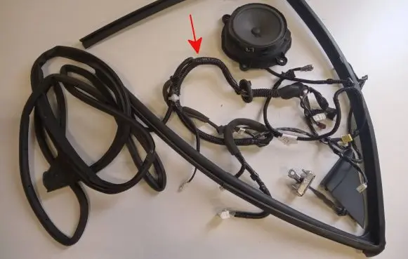 Mercedes-Benz X-class W470 Front door wiring loom/harness boot 