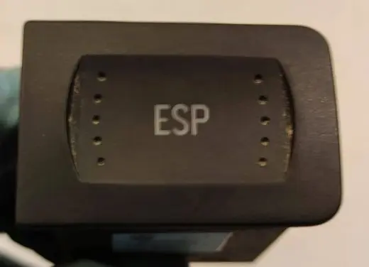 Volkswagen Bora ESP (stability program) switch 1J0927134A