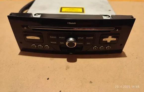Peugeot 407 Radio/CD/DVD/GPS head unit 21491J02 6424FI095054601 HARMAN-BECKER