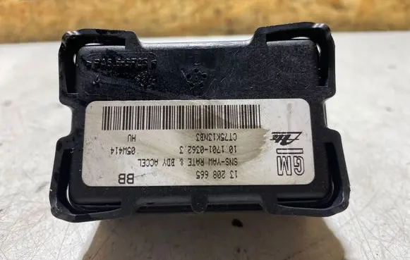 Opel Zafira B ESP acceleration yaw rate sensor 13208665 CT75K13NB3 10170103623