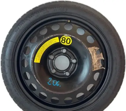 Opel Meriva B R12 spare wheel