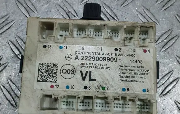 Mercedes-Benz S W222 Other control units/modules A2229009909